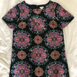J Crew size 4 silk lined dress